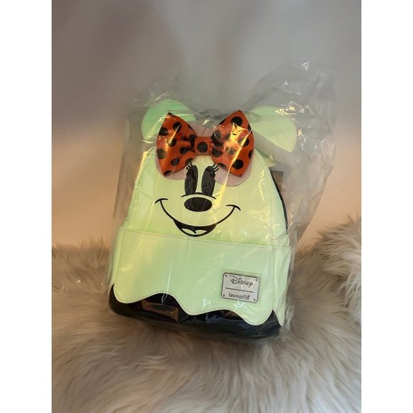 Disney Loungefly Ghost Minnie Glow in the Dark Backpack main image 6